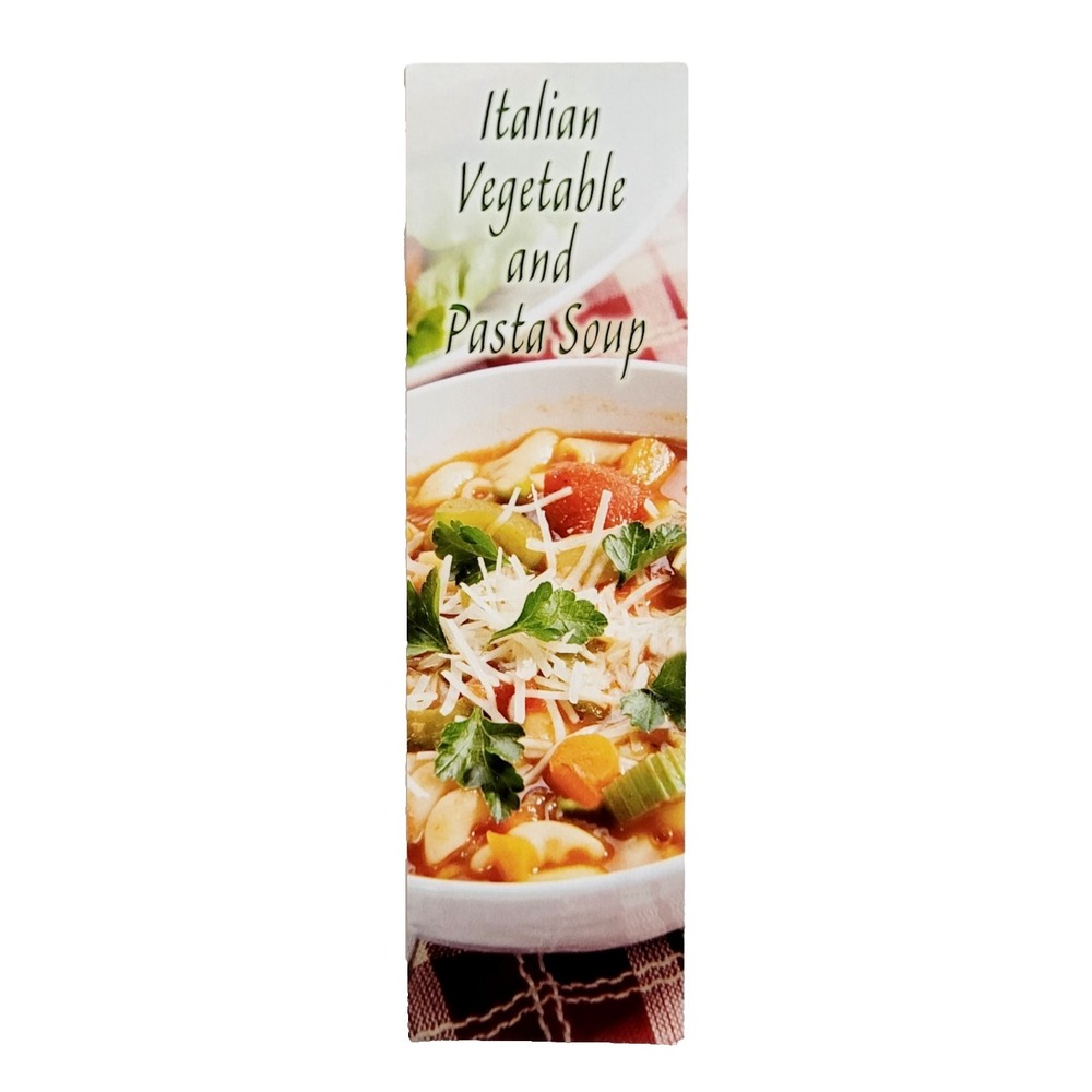 Italian Vegetable Pasta Soup Recipe Bookmark AHA American Heart Association 2012